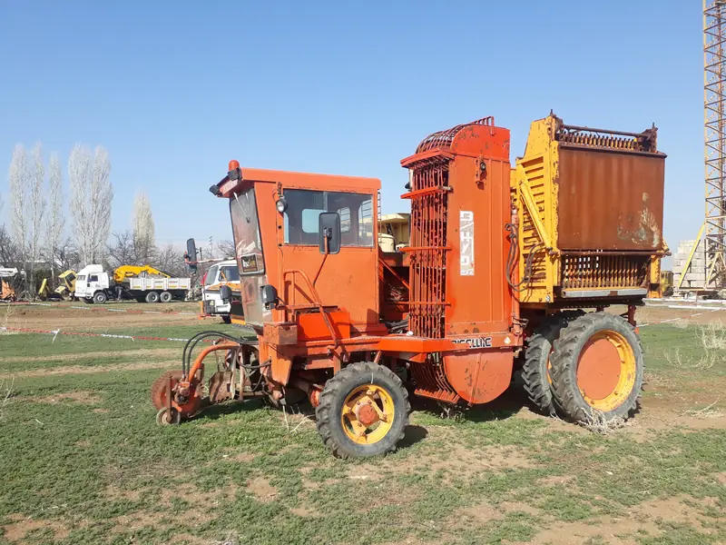Uygulama alanında pancar sökme